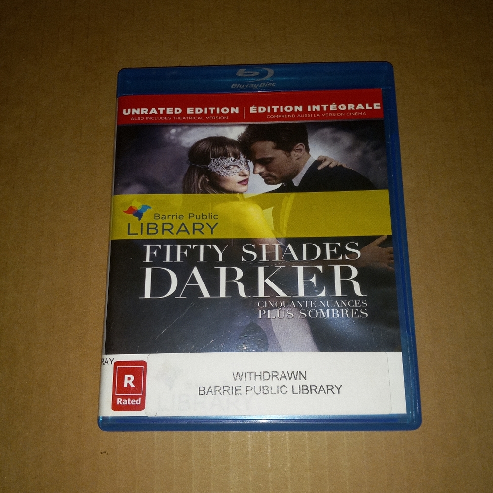 Fifty Shades Darker Movie Bluray not tested